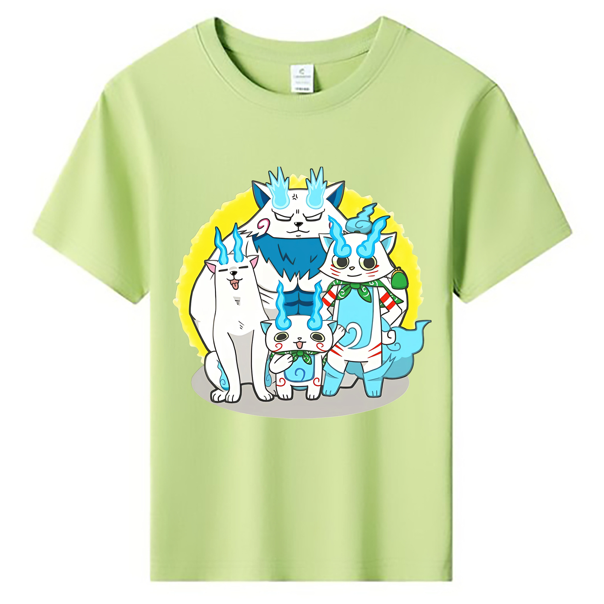 （画像用） 妖怪ウォッチ Yo-kai Watch 綿100％キッズTシャツ（フロントプリント）